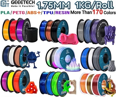 【Buy 6 Get 4 Free】1KG GEEETECH 3D Printer Filament PLA/PETG/TPU/ABS+ 1.75MM AU - image 1 of 4