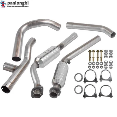 Par de convertidores catalíticos aptos para Dodge Ram 1500 2004-2005 V6 3,7 L V8 4,7 L Foto 1 de 4