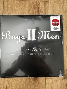 BOYZ II MEN Legacy The Greatest Hits Collection 2LP PURPLE VINYL NEW - Picture 1 of 2