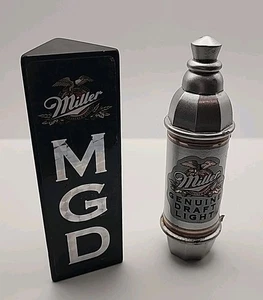 Miller Bier Kegel Original Fasslicht & MGD Griffe Menge 2 ca. 5" - Bild 1 von 5