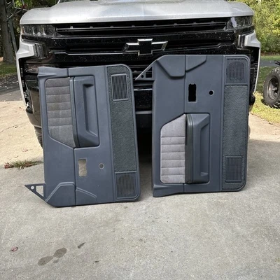 PANELES DE PUERTA MANUALES GRISES DODGE DAKOTA AMBOS L/R OEM 1992-1996 Foto 1 de 4