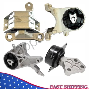 Engine Motor & Trans Mount Set 4PCS. 2008-2012 for Chevrolet Malibu 2.4L 6 Speed - Picture 1 of 5