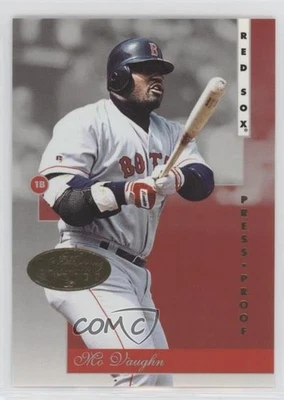 Leaf Signature Series 1996 prueba de prensa dorada Mo Vaughn #73 Foto 1 de 2