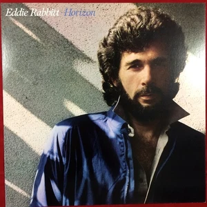 rare EDDY RABBITT : Horizon PROMOTIONAL RECORD STORE ALBUM FLAT 12"X 12” POSTER - Picture 1 of 1