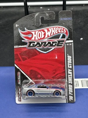 1/64 HOT WHEELS GARAGE REAL RIDERS 19/OF20 2010 FORD MUSTANG SHELBY GT500 SILVER - Image 1 of 2