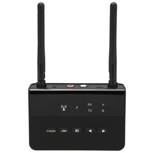BT Receiver Transmitter 3.5mm AUX And Port AptX Low Latency 2 In 1 BT 5. NEW - Afbeelding 1 van 12