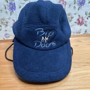 Sombrero de esquí de caza Big Dogs de colección orejeras correa para la barbilla azul marino - Imagen 1 de 7