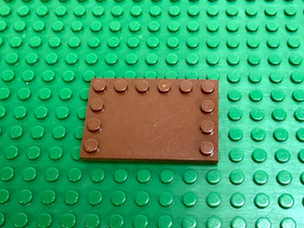 LEGO Old Brown Modified Tile 4 x 6 with Studs on Edge Sopwith Camel 3451 #6180