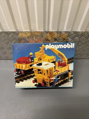 Playmobil 4053 Work Train Inc Original Box And Instructions - Image 1 of 3
