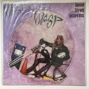 W.A.S.P.- MEAN MAN- ORG UK CAPITOL SHAPED PICTURE DISC -CLP 521 EX VG - Picture 1 of 4