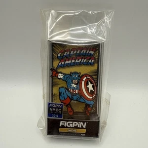NYCC Exclusive 2019 FiGPiN Mini Marvel Captain America M21 Locked - Bild 1 von 4