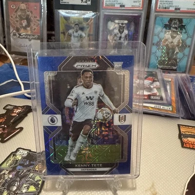 Kenny Tete 2022-23 Panini Prizm Premier League Blue Mojo RC /25 - Image 1 of 4