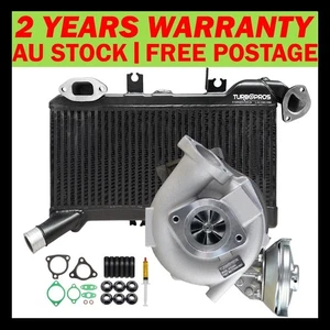 Billet Turbo Charger+Intercooler For Toyota LandCruiser VDJ78R 1VD-FTV V8 4.5L - Picture 1 of 11