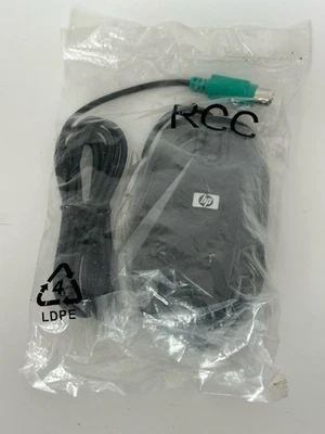 NEW HP MOBJKO P/N: 5188-6230 Black PS/2 Wired 3-Button Optical Scroll Mouse - Image 1 of 4