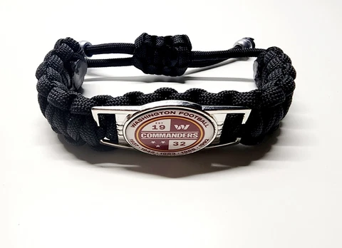 Washington Commanders Adjustable Bracelet Fan Apparel & Souvenirs Football NFL Cover