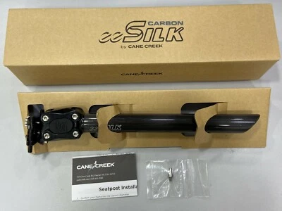 Tija de sillín Cane Creek eeSilk+ carbono 35 mm viaje 31,6x362 mm suspensión (negro) Foto 1 de 4