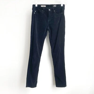 Jeans AG para mujer talla 25 Adriano Goldschmied Prima Cigarette Pana Negro Foto 1 de 4