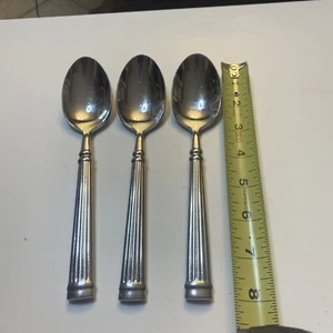 Cambridge CONTINENTAL Stainless 18/10 Glossy Dinner Spoons Set Of Three (3) - Picture 1 of 12