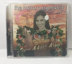 THE MANA'O COMPANY "SPREAD A LITTLE ALOHA" (CD 2001 HAWAIIAN) - Picture 1 of 4