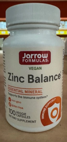 Zinc Balance, 100 Capsules - Jarrow Formulas - Image 1 of 1