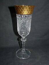 Coffret de 6 flûtes à Champagne. Le Cristal et l'Or. REF 1579