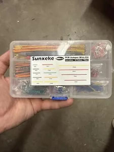 Sunxeke Starthilfekabelsatz 14 Längen sortiert vorgeformtes Breadboard 560 Teile Drähte - Bild 1 von 3