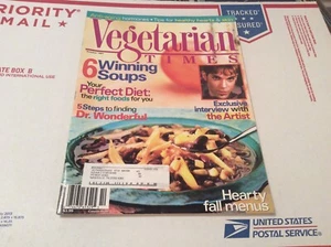Prince Vegetarian Times Vintage Interview Feature w/ Vegan & Vegetarian Recipes - Picture 1 of 12