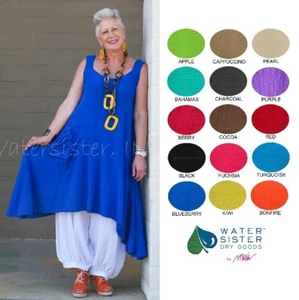 WATERSISTER Cotton Gauze CLARITY Sun DRESS 1(S/M) 2(M/L) 3(L/XL) oh my COLORS - Picture 1 of 35