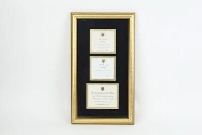 Invitaciones de fiesta de primeras damas 'en casa' de la Casa Blanca Truman Roosevelt Wilson Foto 1 de 4