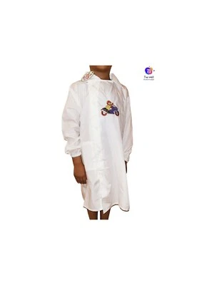 GREMBIULE ASILO BIANCO SCUOLA VARIE TAGLIE 3/7 ANNI - Immagine 1 di 3