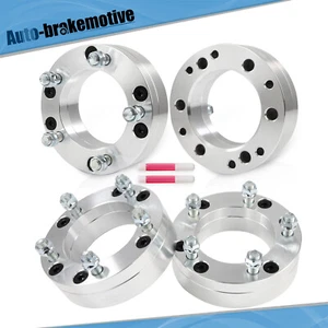 Set 4 6x5.5 to 5x5.5 Wheel Adapters 2" 14x1.5 108mm For Chevrolet GMC Cadillac - Picture 1 of 9