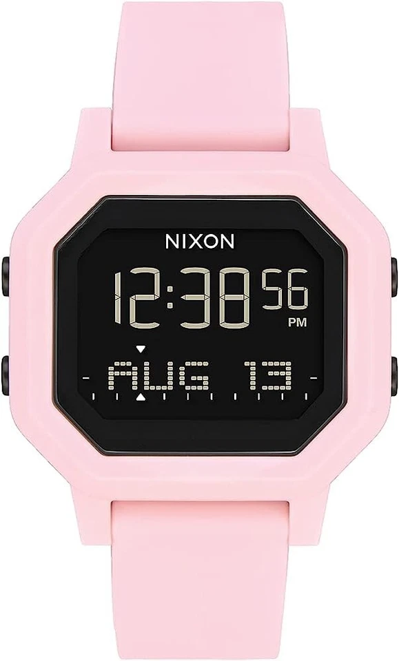 NIXON Siren A1311 White Digital Sports Watch Almost with Box Manual