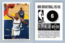 Donyell Marshall - Warriors #6 Collectors Choice 1995-6 Basketball Sticker