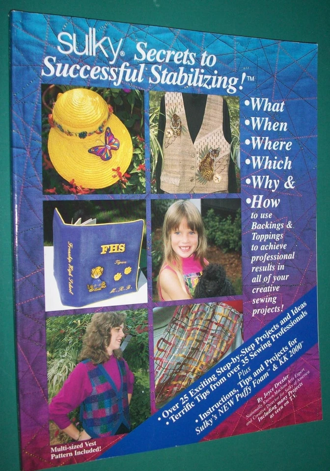 Sulky Secrets to Successful Stabilizing! #900B-11 Pattern Included - Image 1 of 4