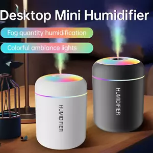 180ML Mini Air Humidifier USB Electric Aroma Diffuser Essential Oil Purifier Aro - Picture 1 of 10