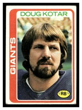1978 Topps  #119 Doug Kotar    New York Giants