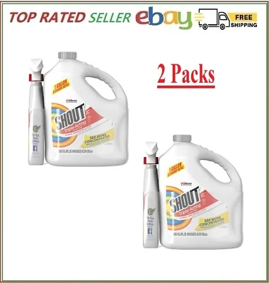 2只装呼喊三效洗衣污渍去除器128液体补充+22浮液触发器 — 第 1/4 张图片