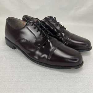 Bostonian Classic First Flex Men's Ox Blood Leather Oxfords Cap Toe Shoes 11M - Picture 1 of 15