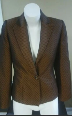 Carlisle 女式青铜西装夹克 4 码 — 第 1/4 张图片