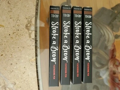 4 pack Ardell Stroke A Brow Feathering Pen- DARK BROWN 0.04 oz  - Image 1 of 4