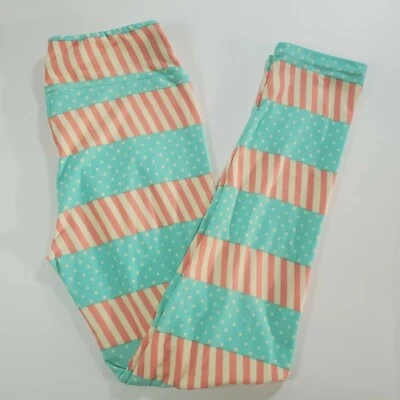 Leggings LuLaRoe OS (Talla Única) Pastel Estrellas y Rayas 4 de Julio Nuevos NWoT Foto 1 de 4