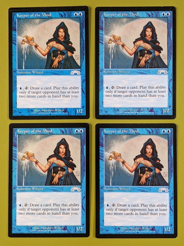 Keeper of the Mind x4 Exodus 4x Playset Magic the Gathering - Image 1 of 1