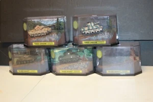 5 Matchbox Collectibles Tanks Lot Panther Type A, Panzer IV, Sherman, - Picture 1 of 12