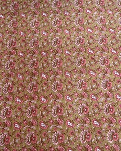 Fabric 4 Yard Indian cotton Hand- made floral print Jaipuri soft multi colour - Picture 1 of 4