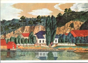 Postal de arte de Henrik Ibsen de granja cerca de Skien - Imagen 1 de 4