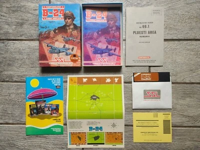 B-24 FLIGHT COMBAT SIMULATOR, Commodore 64 C64/128, Complete & Fully Tested! SSI - Image 1 of 4