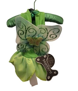 PAWPATU- Green  Sequin Glitter "BUTTERFLY" Halloween Dress Puppy/Dog Medium NWT - Picture 1 of 8