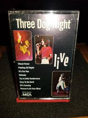 Three Dog Night: Live by Three Dog Night (Cassette, Jan-1995, Universal Special - Image 1 of 4