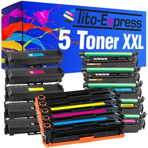 Laser Toner 5er Set PlatinumSerie für HP 125A 126A 131X 130A 203A 205A 305X 128A - Afbeelding 1 van 240