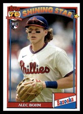 2021 Topps Archives 1991 Topps Bazooka Shining Stars #91BZ-3 Alec Bohm Rookie RC